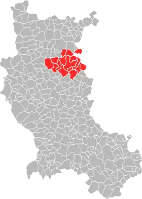 Localisation de Communauté de communes du Pays entre Loire et Rhône (CoPLER)