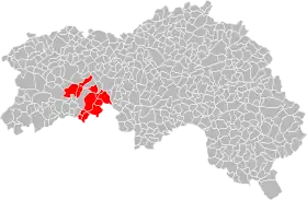 Localisation de Communauté de communes du Pays fertois