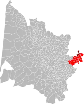 Localisation de Communauté de communes du Pays Foyen