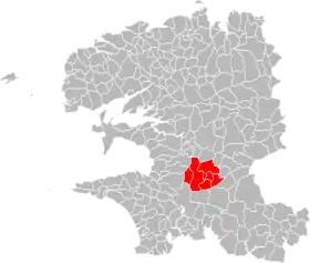 Localisation de Communauté de communes du pays Glazik