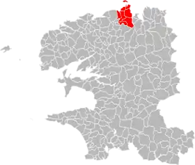 Localisation de Communauté de communes du Pays Léonard