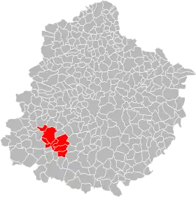 Localisation de Communauté de communes du Pays Malicornais