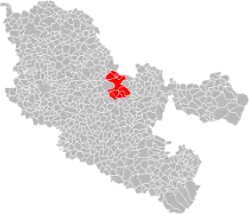 Localisation de Communauté de communes du Pays naborien