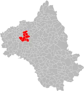 Localisation de Communauté de communes du Pays Rignacois