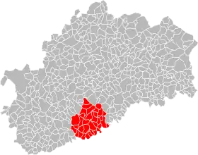 Localisation de Communauté de communes du Pays riolais