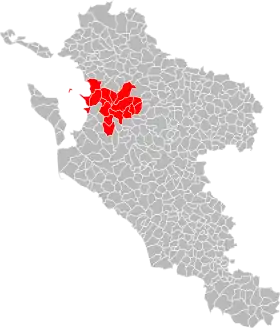 Localisation de Communauté d'agglomération du Pays Rochefortais