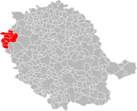 Localisation de Communauté de communes du Pays Salvagnacois