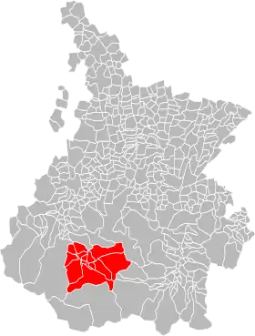 Localisation de Communauté de communes du Pays Toy