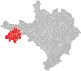 Localisation de Communauté de communes du Pays viganais