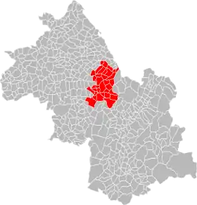 Localisation de Communauté d'agglomération du Pays voironnais