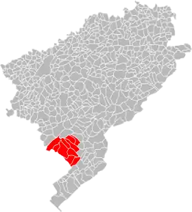 Localisation de Communauté de communes du Plateau de Frasne et du Val du Drugeon