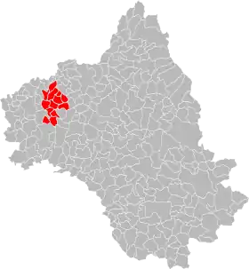 Localisation de Communauté de communesdu Plateau de Montbazens