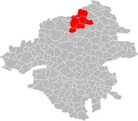 Localisation de Communauté de communes du secteur de Derval