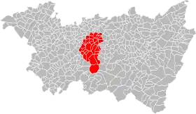 Localisation de Communauté de communes du Secteur de Dompaire