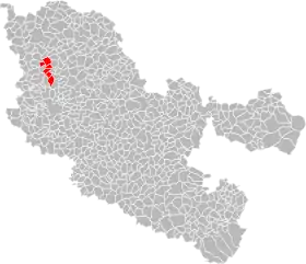 Localisation de Communauté de communes du Sillon mosellan