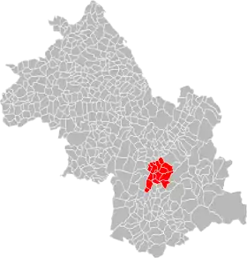 Localisation de Communauté de communes duSud Grenoblois