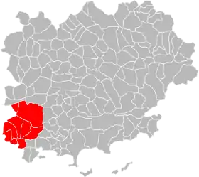 Localisation de Communauté d'agglomération Sud Sainte-Baume