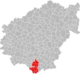 Localisation de Communauté de communes du Sud Corrézien