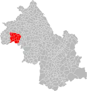 Localisation de Communauté de communes du Territoire de Beaurepaire