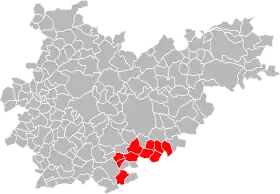 Localisation de Communauté de communes du Terroir Grisolles Villebrumier