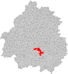 Localisation de Communauté de communes du Terroir de la truffe