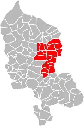 Localisation de Communauté de communes du Tilleul et de la Bourbeuse