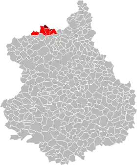 Localisation de Communauté de communes du Val d'Avre