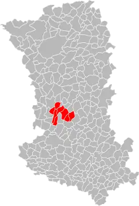 Localisation de Communauté de communes du Val d'Égray