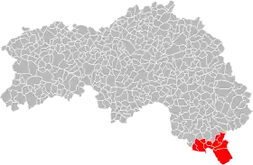 Localisation de Communauté de communes du Val d'Huisne