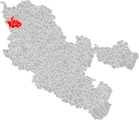Localisation de Communauté d'agglomération Val de Fensch