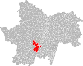 Localisation de Communauté de communes du Val de Joux