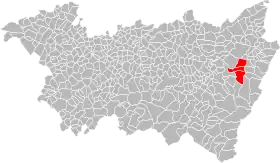 Localisation de Communauté de communes du Val de Meurthe