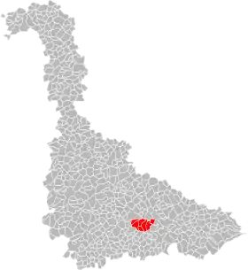 Localisation de Communauté de communes du Val de Meurthe