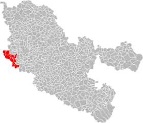 Localisation de Communauté de communes du Val de Moselle