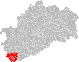 Localisation de Communauté de communes du val de Pesmes