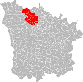 Localisation de Communauté de communes du Val du Sauzay