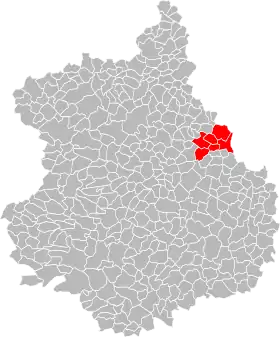 Localisation de Communauté de communes du Val de Voise