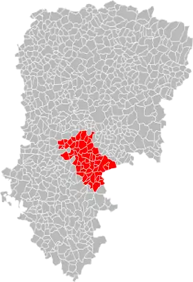 Localisation de Communauté de communesdu Val de l’Aisne