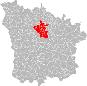 Localisation de Communauté de communes du Val du Beuvron