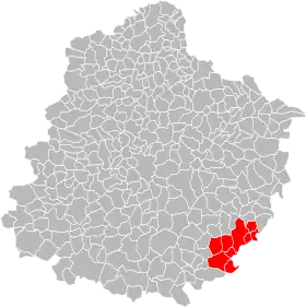 Localisation de Communauté de communes du Val du Loir