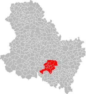 Localisation de Communauté de communes entre Cure et Yonne