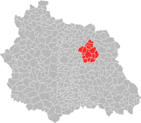 Localisation de Communauté de communes Entre Dore et Allier