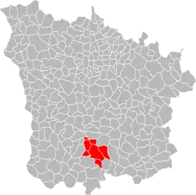 Localisation de Communauté de communes entre Loire et forêt