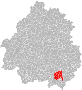 Localisation de Communauté de communes Entre Nauze et Bessède