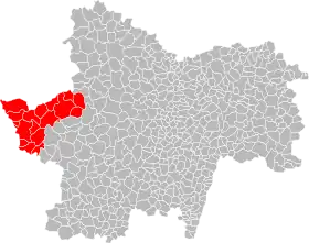 Localisation de Communauté de communes entre Somme et Loire