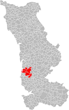 Localisation de Communauté de communes entre Plage et Bocage