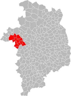 Localisation de Communauté de communes des Vals de Cher et d'Arnon