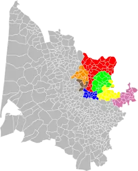 Localisation de Pays du Libournais