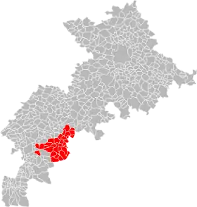 Localisation de SIVOM de la région de Salies-du-Salat