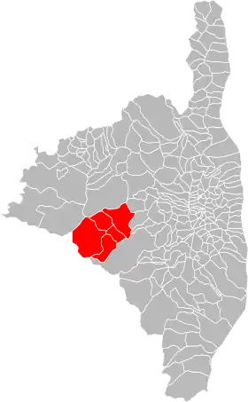 Localisation de Communauté de communes du Niolu